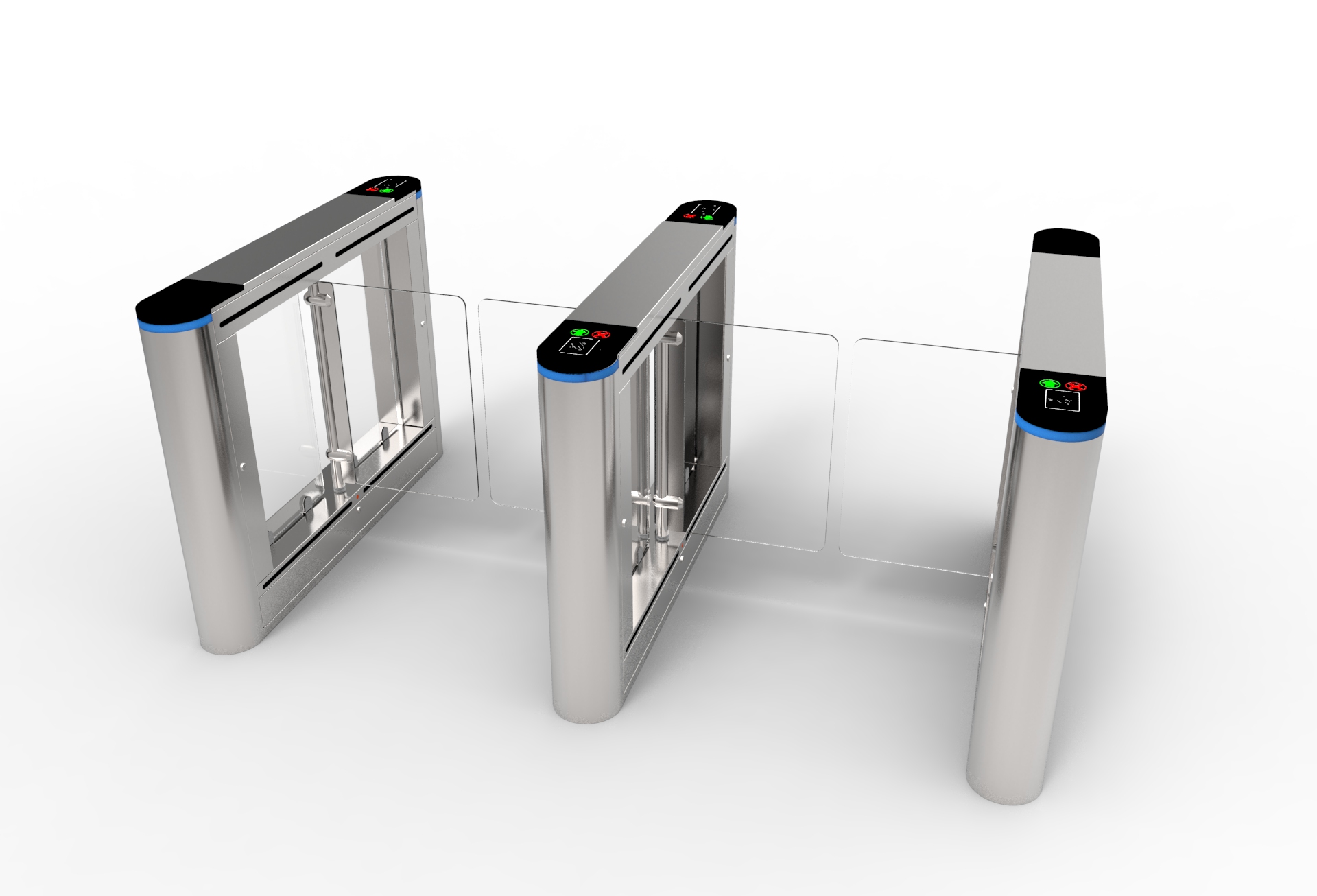 智能(néng)翼閘的(de)組成及功能(néng)特點介紹